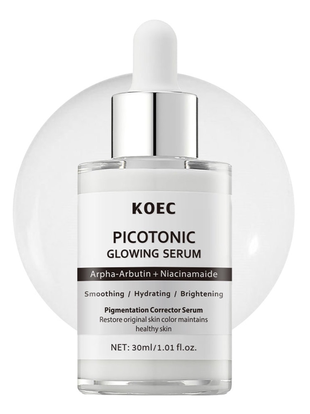 KOEC Picotonic Glowing Serum - White Hydrating Brightening Serum